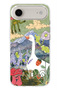iPhone 17 Air Compatible Transparent Phone Case with Goose and Nature Illustration Pattern