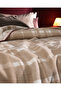 Faureux Single Jacquard Cotton Blanket - Beige - 3