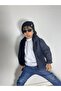 Inflatable Plush Inside Fixed K Hooded Baby Kids Coat - 7