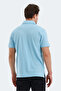 Klasse in Men's Polo Neck Dark Blue T-Shirt - 2