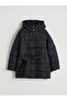 Women's Puffer Jacket with Hood and Belted Waist - 6