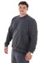 Men's Large Size Suitable for 122 Kg-158 kg Wide Fit Crew Neck Cotton Thessaloniki Sweatshirt Smoked - 2