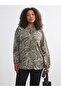 Özmarka New Season Tie Neck Patterned Blouse - 2