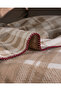 Faureux Single Jacquard Cotton Blanket - Beige - 8