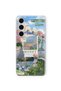 Samsung Galaxy A57 Compatible Monet Collage Patterned Transparent Phone Case