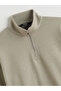 Stand Collar Long Sleeve Printed Men's Sweatshirt - 7