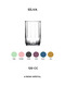 Si̇lva 6 Pieces Coffee Side Water Glasses - Mix - 3
