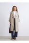 Lcw Modest Double Breasted Collar Women's Cashmere Coat - 2