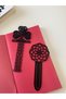 Patterned Bookmark Set of 3 (Celtic, Heart, Geometric)-Black-White, Gift - 4