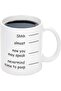 Funny Coffee Mug Shh Almost Now You May Speak Novelty Gift for Dad Men Christmas 11oz Cup