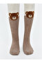 Plus New Season Bear Teddy Patterned Girls' Pantyhose - 2