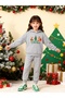 Boys / Girls Children Christimas Printed Lower Upper Hooded Children's Suit