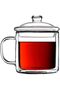 Double Layer Clear Glass Mug
