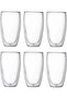 6pcs Double Wall Glasses X Large 450ml