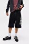 Holden Black Denim Scorpion Embroidered Denim Shorts