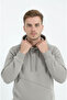 Stone Color Men's Side Pocket Hooded Sweatshirt 3 Thread [Soft Puff Fabric] - 6