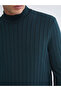 Half Turtleneck Men's Knitwear Sweater - 3