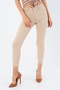 Marimar Beige Skinny High Waist Extra Comfortable Skinny Jeans