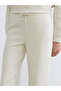 Two Mt Shop Quality Lcw Vision Beige Interlock Plain Standard & Regular Women's Sweatpants - 3
