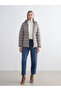 Hooded Women's Puffer Coat - 2