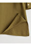 Two Mt Shop Quality Lcw Grace Green High Collar Textured Women's Shirt Tunic - 5