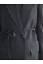 Alita City Lcw Modest Anthracite Plain Standard & Regular Women's Blazer Jacket - 3