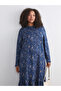 New Season Crew Neck Floral Dress - 6