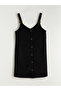 V-Neck Velvet Dress - 5