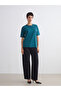 Crew Neck Printed Oversize Women's T-Shirt - 2