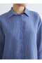 Özmarka New Season Striped Oversize Women's Shirt - 4