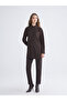 Lcw modest brown suede-look women's shirt tunic - 2