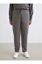 Two Mt Shop Quality Lcw Modest Gray Interlock Plain Standard & Regular Women's Sweatpants - 4