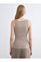 Lcw Everydayu Women's Ribbed Collar Tank Top - 4