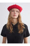 Nevavm Farkıyla Lcw Accessories Red Stamp Flat Women's Cap