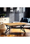 Elegant and Modern Design Rectangular Extension Table - 2