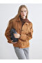 Women's Suede Look Shirt Jacket