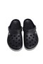 Black Unisex Cross Perforated Slippers - Lightweight and Comfortable Summer Casual Garden Slippers - 2