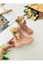 My Little One's Cicileri Premium Girls' Boots with Plush Teddy Bear Detail - Powder - 3