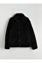 Özmarka New Season Standard Fit Shirt Collar Plush Men's Coat - 6