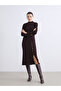 Half Turtleneck Knitwear Dress - 2