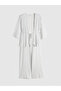 Özmarka New Season Shawl Collar Striped Maternity Pajama Set - 5