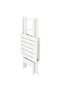 Folding Garden Table White 79x72x70 cm Plastic - 4