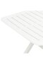 Folding Garden Table White 79x72x70 cm Plastic - 5