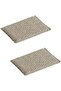 Tampon Flash Pads, Non-Scratching Abrasive Cleaning Pads, Black, 2 Piece - 2