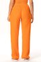 Muslin Waist Tie Double Pocket Women's Summer Trousers Orange Trnc - 2