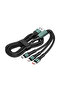 كابل SY-02 3 في 1 USB إلى Type-C وMicro وLightning 6A فائق السرعة بطول 1.2 متر مضفر من النايلون - 6