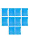 Ring Binder, 10 Pieces, Pack of 50, A4, 2 Holes, Blue - 2