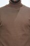 Full Fisherman Dark Brown Knit Sweater - 5