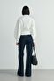 Ecru Mindy Balloon Sleeve Knit Cardigan - 5