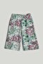 Floral Wide-Leg Joggers